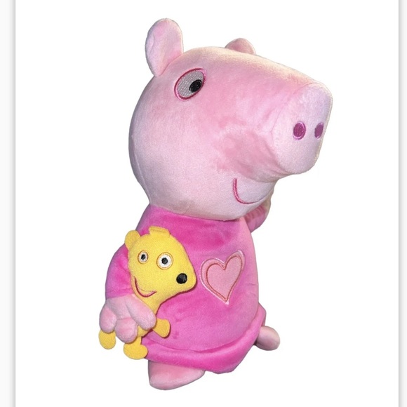Peppa Pig Plush Slumber N Oink Bedtime Talking Laughing Pink Pajamas - Picture 1 of 4